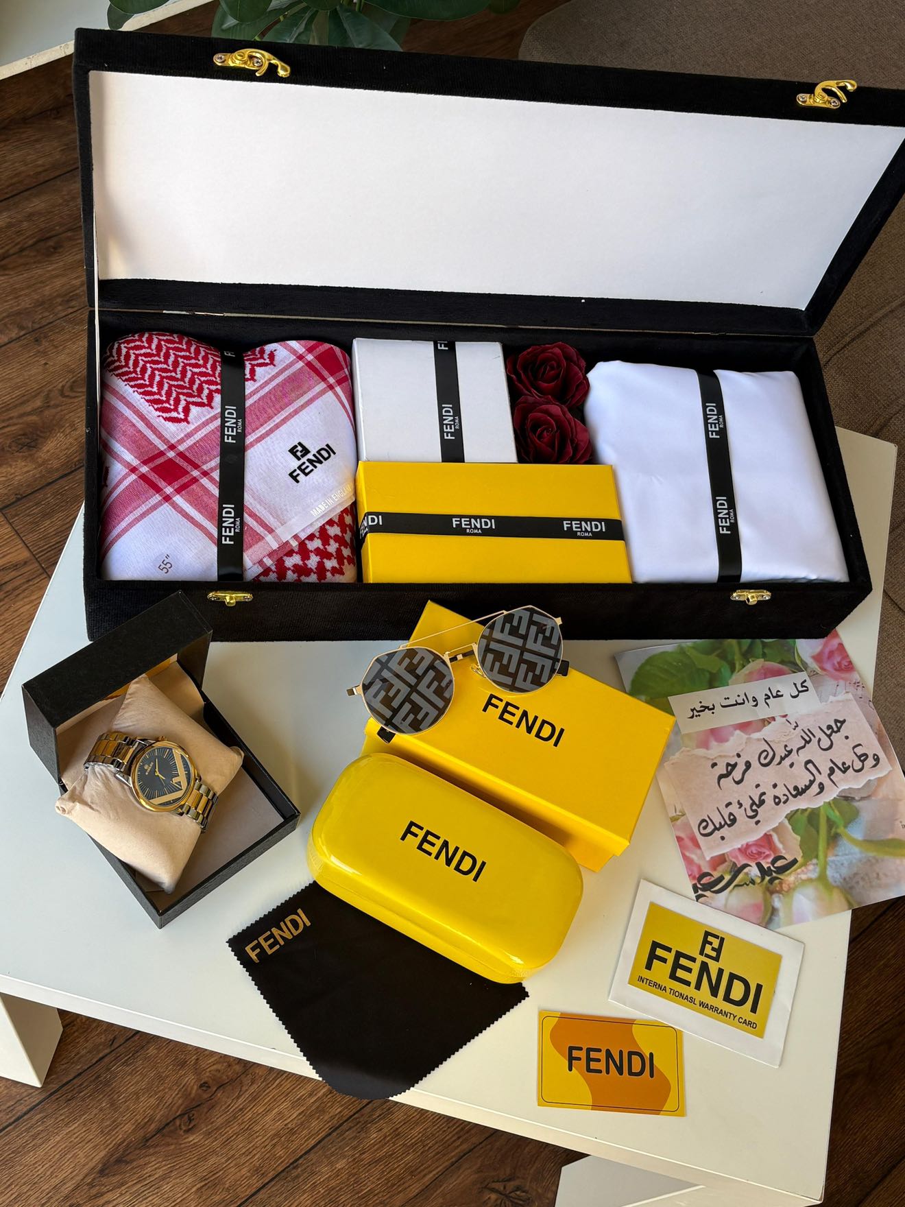 Unboxing FENDI Luxury Gift Set & Watch | Stylish Brand Experience