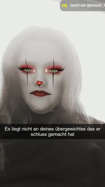 Preview for a Spotlight video that uses the clown Lens