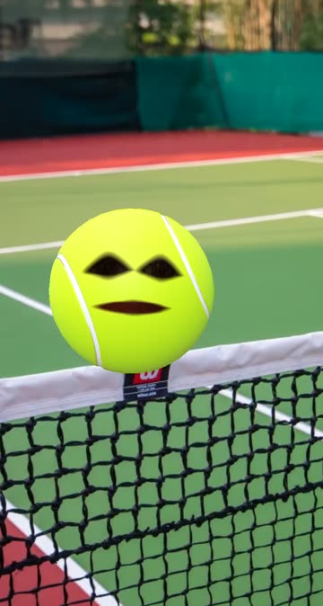 Preview for a Spotlight video that uses the Tennis Head Lens