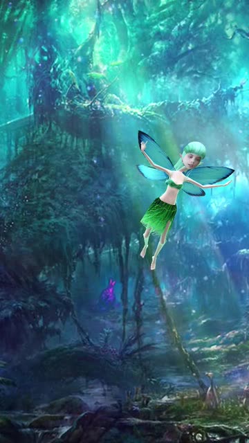 Preview for a Spotlight video that uses the Blue Fairy Lens