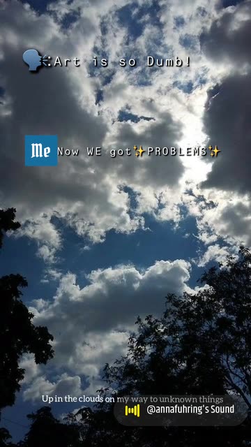 Preview for a Spotlight video that uses the Cloud Asthetic Lens