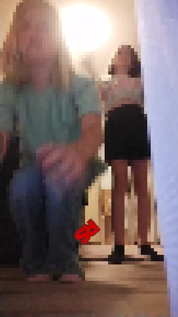 Preview for a Spotlight video that uses the PIXELATED CAMERA Lens