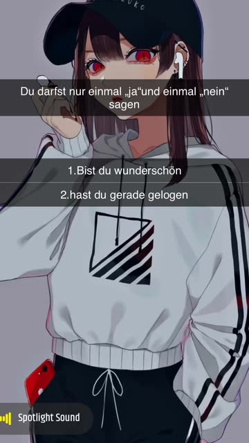 Preview for a Spotlight video that uses the Anime Girl Lens