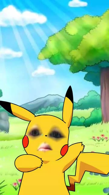 Preview for a Spotlight video that uses the Pikachu Pokemon Lens