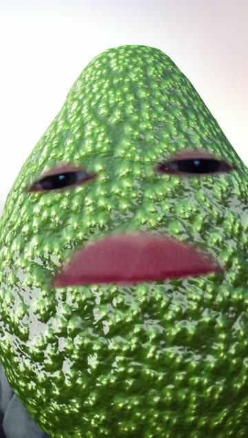 Preview for a Spotlight video that uses the talking avocado Lens