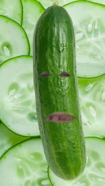 Preview for a Spotlight video that uses the cucumber Lens