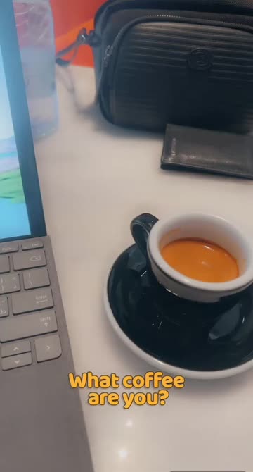 Preview for a Spotlight video that uses the What coffee are you? Lens