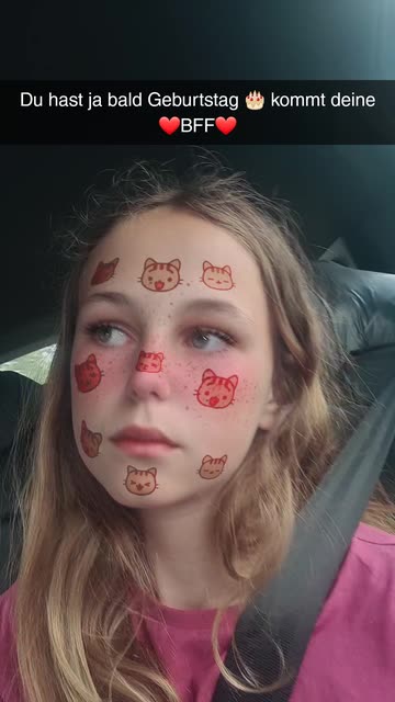 Preview for a Spotlight video that uses the  Face Animal Stickers  Lens