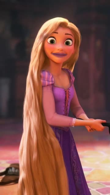 Preview for a Spotlight video that uses the Rapunzel Tangled Lens
