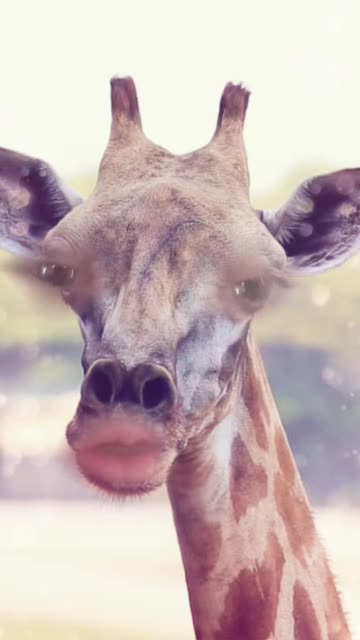 Preview for a Spotlight video that uses the Funny Giraffe Lens