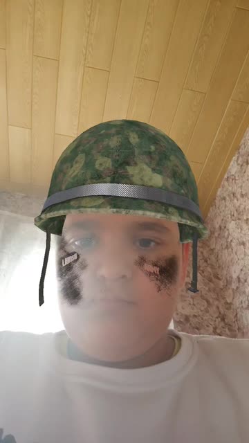 Preview for a Spotlight video that uses the Lavish Army Lens