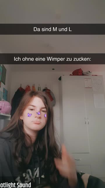 Preview for a Spotlight video that uses the Butterfly Cheeks Lens