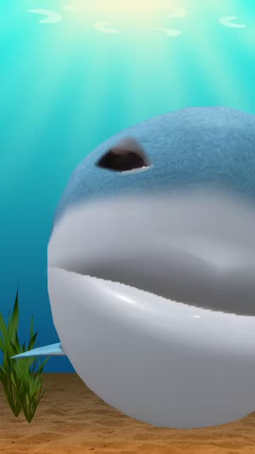 Preview for a Spotlight video that uses the Happy Shark Lens