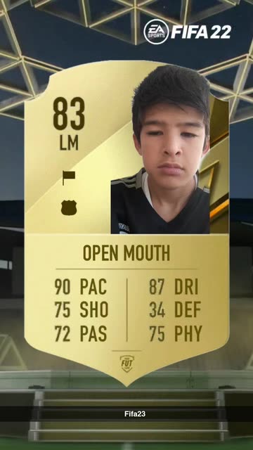 Preview for a Spotlight video that uses the Fifa 22 FUT card Lens