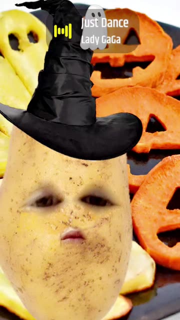 Preview for a Spotlight video that uses the Potato Halloween Lens