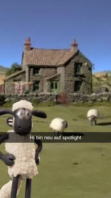 Preview for a Spotlight video that uses the Shaun the Sheep Lens