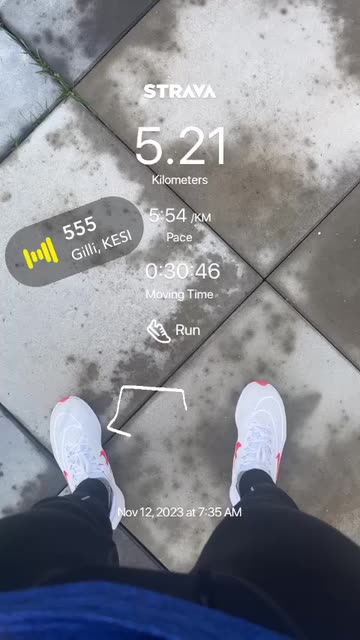 Preview for a Spotlight video that uses the Strava Activity Lens Lens