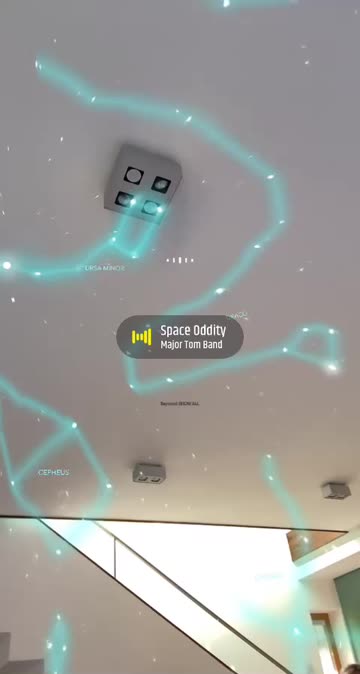 Preview for a Spotlight video that uses the Sky Map Lens