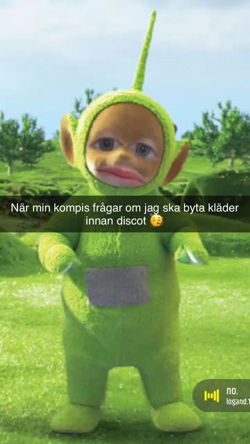 Preview for a Spotlight video that uses the Teletubbies Lens