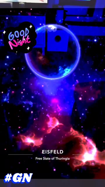 Preview for a Spotlight video that uses the Night Themes Lens