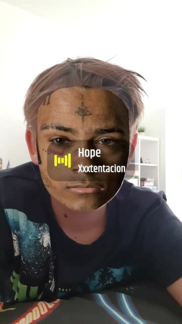Preview for a Spotlight video that uses the xxxtentacion Lens