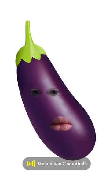 Preview for a Spotlight video that uses the Eggplant Face Lens
