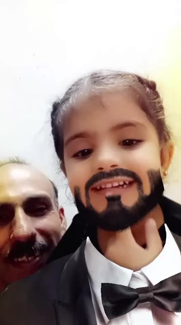 Preview for a Spotlight video that uses the Tuxedo with Beard Lens
