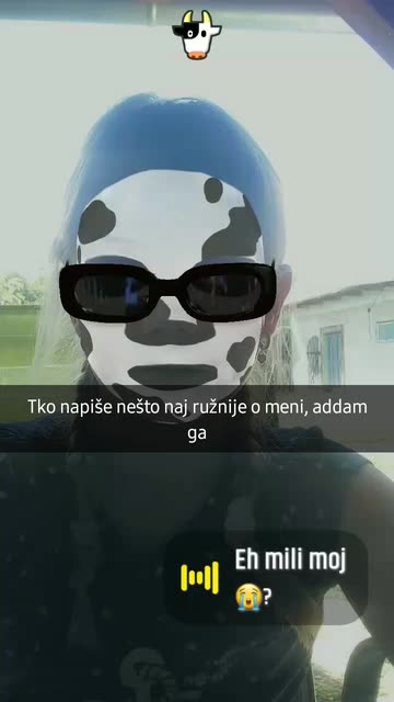 Preview for a Spotlight video that uses the Cow Mask Lens