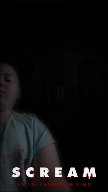 Preview for a Spotlight video that uses the Scream Ghostface Lens