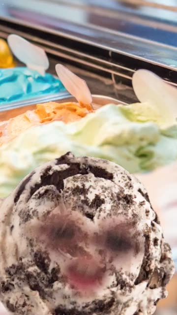 Preview for a Spotlight video that uses the Oreo Ice Cream Lens