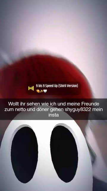 Preview for a Spotlight video that uses the shy guy Lens