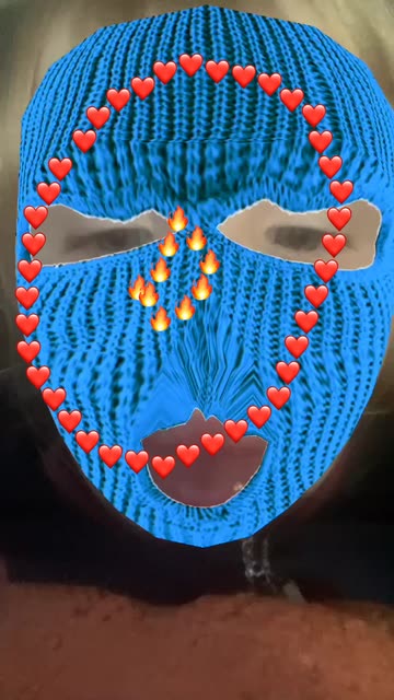 Preview for a Spotlight video that uses the balaclava - blue Lens