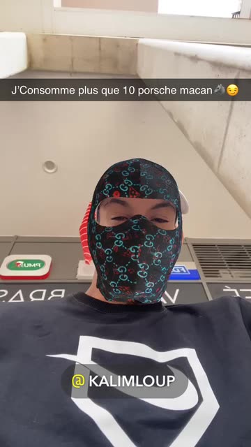 Preview for a Spotlight video that uses the Gucci Balaclava Lens