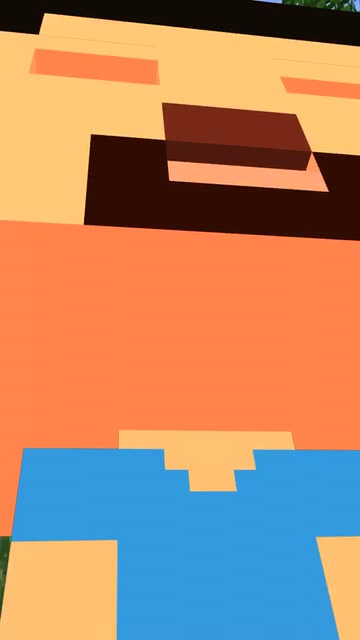 Preview for a Spotlight video that uses the Minecraft Steve Lens