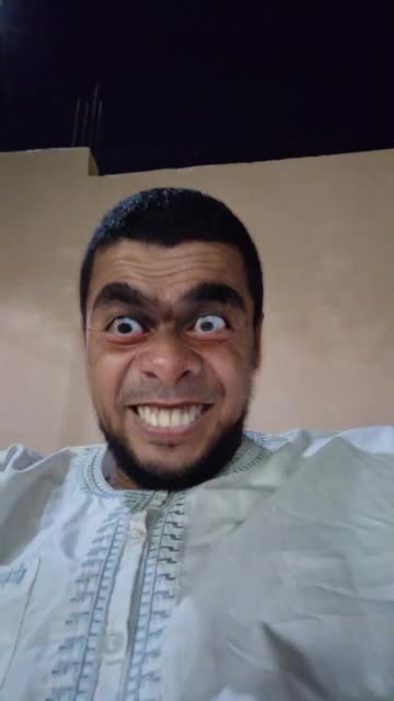 Preview for a Spotlight video that uses the Strange Face Lens