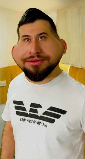 Preview for a Spotlight video that uses the Huge Smile Lens