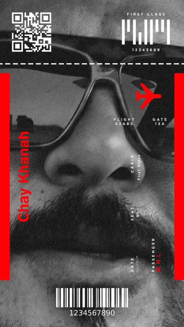 Preview for a Spotlight video that uses the Flight Ticket Lens