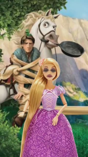 Preview for a Spotlight video that uses the Rapunzel Tangled Lens