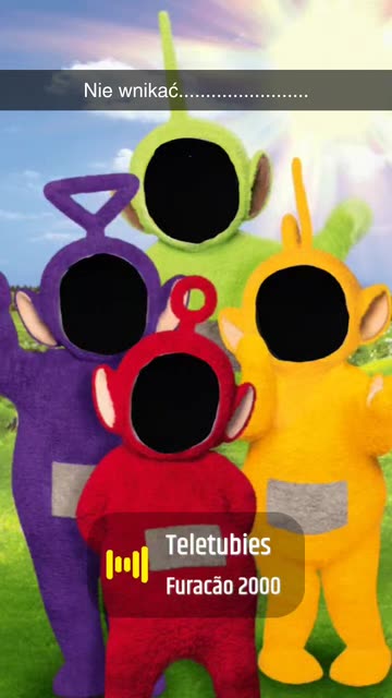 Preview for a Spotlight video that uses the Teletubbies Lens
