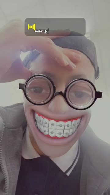 Preview for a Spotlight video that uses the Braces Smile Lens