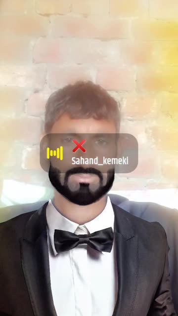 Preview for a Spotlight video that uses the Tuxedo with Beard Lens