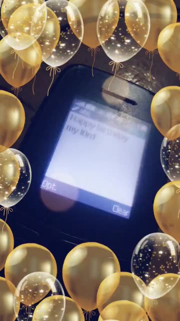 Preview for a Spotlight video that uses the Birthday Countdown Lens