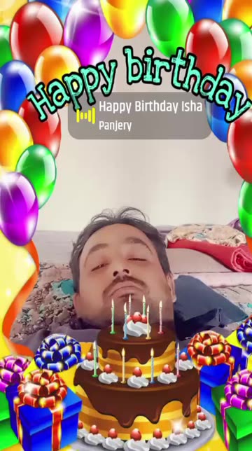 Preview for a Spotlight video that uses the Happy Birthday Lens