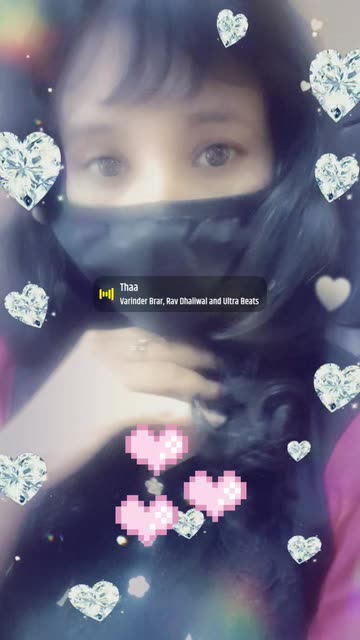 Preview for a Spotlight video that uses the Diamond Hearts  Lens