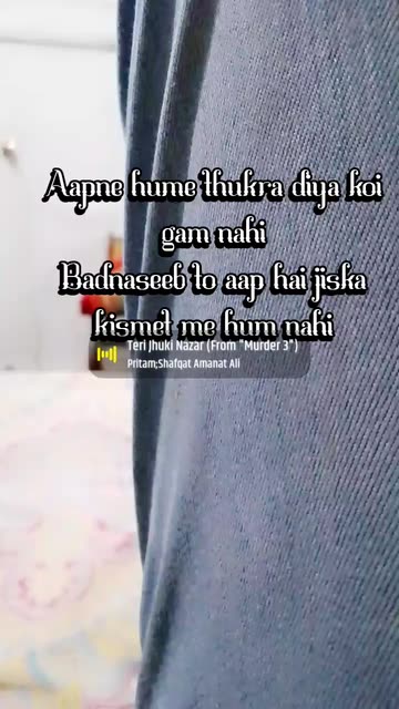 Preview for a Spotlight video that uses the Urdu shayri Lens