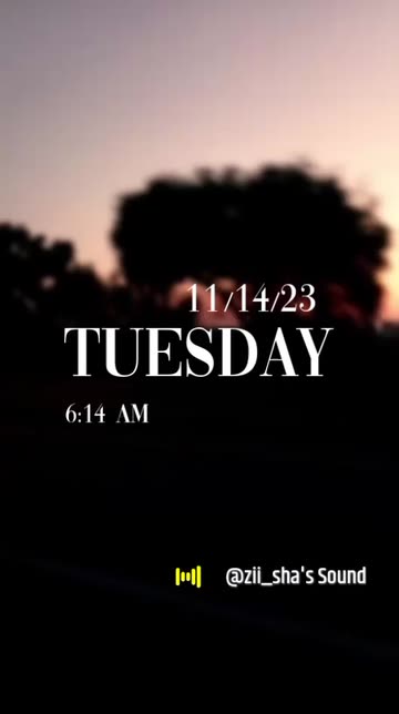 Preview for a Spotlight video that uses the Day-Date-Time Lens
