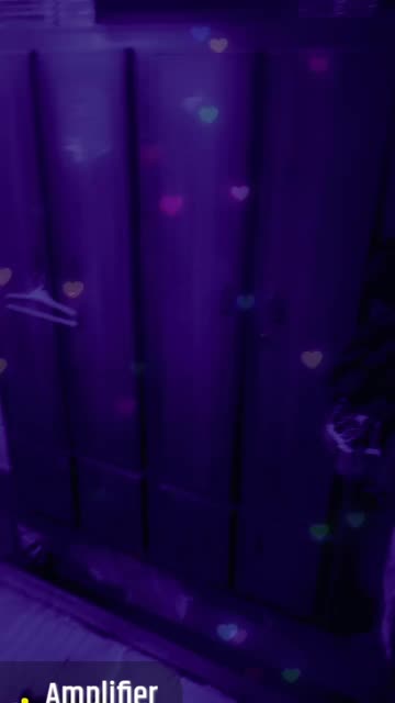 Preview for a Spotlight video that uses the Hearts Bokeh Lens
