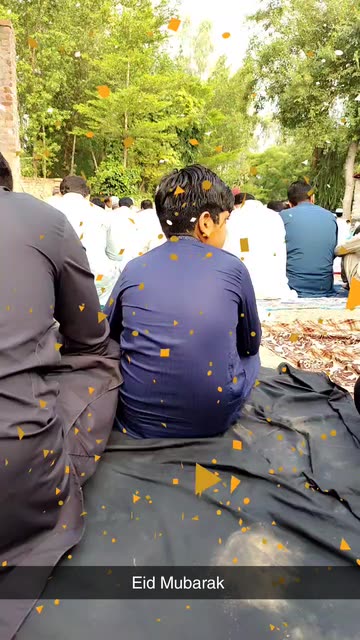 Preview for a Spotlight video that uses the EID GOAT GREETING Lens