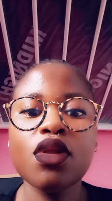 Preview for a Spotlight video that uses the Pink Hair and Glasses Lens