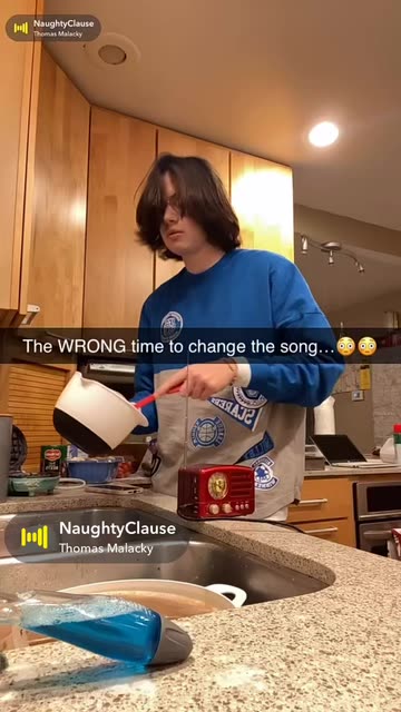 Spotlight content by a Snapchat user